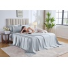 image:imagePure Bamboo California King Sheets Genuine 100 Organic Viscose Derived from Bamboo Bed Sheet Set Soft amp Cooling Double Stitching 2 Year Quality Promise California King SandGlacier