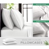 image:imagePure Bamboo California King Sheets Genuine 100 Organic Viscose Derived from Bamboo Bed Sheet Set Soft amp Cooling Double Stitching 2 Year Quality Promise California King SandWhite