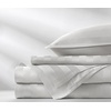 image:imagePure Bamboo California King Sheets Genuine 100 Organic Viscose Derived from Bamboo Bed Sheet Set Soft amp Cooling Double Stitching 2 Year Quality Promise California King SandJacquard White