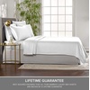 image:imagePure Bamboo California King Sheets Genuine 100 Organic Viscose Derived from Bamboo Bed Sheet Set Soft amp Cooling Double Stitching 2 Year Quality Promise California King SandWhite
