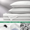 image:imagePure Bamboo California King Sheets Genuine 100 Organic Viscose Derived from Bamboo Bed Sheet Set Soft amp Cooling Double Stitching 2 Year Quality Promise California King SandWhite