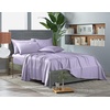 image:imagePure Bamboo California King Sheets Genuine 100 Organic Viscose Derived from Bamboo Bed Sheet Set Soft amp Cooling Double Stitching 2 Year Quality Promise California King SandLavender