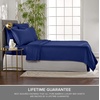 image:imagePure Bamboo California King Sheets Genuine 100 Organic Viscose Derived from Bamboo Bed Sheet Set Soft amp Cooling Double Stitching 2 Year Quality Promise California King SandCobalt Blue