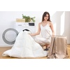 image:imagePure Bamboo Duvet Insert King Size 106x92 in  Ultra Soft Quilted Duvet Insert with 8 Corner amp Side Loops Double Stitching Satin Piping  Luxuriously Soft King LightweightTwin Lightweight