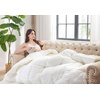 image:imagePure Bamboo Duvet Insert King Size 106x92 in  Ultra Soft Quilted Duvet Insert with 8 Corner amp Side Loops Double Stitching Satin Piping  Luxuriously Soft King LightweightQueen Heavyweight