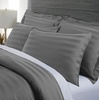 image:imageQueen Duvet Cover by Pure Bamboo 3 Piece Set Genuine 100 Organic Viscose Derived from Bamboo Luxuriously Soft and Cooling 2 Pillowcases Queen Silver PearlJacquard Stone