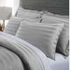 image:imageQueen Duvet Cover by Pure Bamboo 3 Piece Set Genuine 100 Organic Viscose Derived from Bamboo Luxuriously Soft and Cooling 2 Pillowcases Queen Silver PearlJacquard Silver