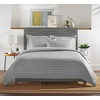image:imageQueen Duvet Cover by Pure Bamboo 3 Piece Set Genuine 100 Organic Viscose Derived from Bamboo Luxuriously Soft and Cooling 2 Pillowcases Queen Silver PearlJacquard Silver