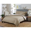 image:imageQueen Duvet Cover by Pure Bamboo 3 Piece Set Genuine 100 Organic Viscose Derived from Bamboo Luxuriously Soft and Cooling 2 Pillowcases Queen Silver PearlJacquard Sand
