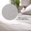 image:imageTwin Mattress Protector by PURE BAMBOO Waterproof  Viscose Derived from Bamboo Breathable Noiseless Mattress Cover Protects Against Moisture Spills Stains TwinCalifornia King  Bamboo
