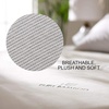 image:imageTwin Mattress Protector by PURE BAMBOO Waterproof  Viscose Derived from Bamboo Breathable Noiseless Mattress Cover Protects Against Moisture Spills Stains TwinQueen