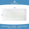 image:imageTwin Mattress Protector by PURE BAMBOO Waterproof  Viscose Derived from Bamboo Breathable Noiseless Mattress Cover Protects Against Moisture Spills Stains TwinCrib