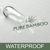 image:imageTwin Mattress Protector by PURE BAMBOO Waterproof  Viscose Derived from Bamboo Breathable Noiseless Mattress Cover Protects Against Moisture Spills Stains TwinTwin