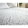 image:imageTwin Mattress Protector by PURE BAMBOO Waterproof  Viscose Derived from Bamboo Breathable Noiseless Mattress Cover Protects Against Moisture Spills Stains TwinKing  Charcoal Fiber