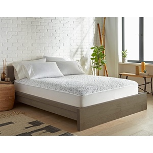 image:imageTwin Mattress Protector by PURE BAMBOO Waterproof  Viscose Derived from Bamboo Breathable Noiseless Mattress Cover Protects Against Moisture Spills Stains TwinQueen  Charcoal Fiber