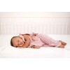 image:imageCrib Fitted Sheet by Pure Bamboo  Genuine 100 Organic Viscose Derived from Bamboo Luxuriously Soft Ultimate Cooling Fits Standard Size Crib Mattress PinkStone Grey