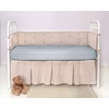 image:imageCrib Fitted Sheet by Pure Bamboo  Genuine 100 Organic Viscose Derived from Bamboo Luxuriously Soft Ultimate Cooling Fits Standard Size Crib Mattress PinkSterling Blue