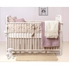 image:imageCrib Fitted Sheet by Pure Bamboo  Genuine 100 Organic Viscose Derived from Bamboo Luxuriously Soft Ultimate Cooling Fits Standard Size Crib Mattress PinkStone Grey