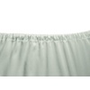 image:imageCrib Fitted Sheet by Pure Bamboo Genuine 100 Organic Viscose Derived from Bamboo Luxuriously Soft Ultimate Cooling Fits Standard Size Crib Mattress IvorySea Glass
