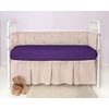 image:imageCrib Fitted Sheet by Pure Bamboo Genuine 100 Organic Viscose Derived from Bamboo Luxuriously Soft Ultimate Cooling Fits Standard Size Crib Mattress IvoryPurple