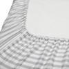 image:imageCrib Fitted Sheet by Pure Bamboo Genuine 100 Organic Viscose Derived from Bamboo Luxuriously Soft Ultimate Cooling Fits Standard Size Crib Mattress IvoryStripes