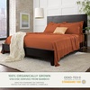 image:imageQueen Pillowcases by Pure Bamboo Genuine 100 Organic Viscose Derived from Bamboo Luxuriously Soft amp Cooling Double Stitching Envelope Closure 2 Queen Pillowcases StripesTerracotta