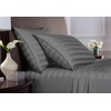 image:imageQueen Pillowcases by Pure Bamboo Genuine 100 Organic Viscose Derived from Bamboo Luxuriously Soft amp Cooling Double Stitching Envelope Closure 2 Queen Pillowcases StripesJacquard Stone