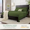 image:imageQueen Pillowcases by Pure Bamboo Genuine 100 Organic Viscose Derived from Bamboo Luxuriously Soft amp Cooling Double Stitching Envelope Closure 2 Queen Pillowcases StripesPesto