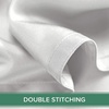 image:imageQueen Pillowcases by Pure Bamboo Genuine 100 Organic Viscose Derived from Bamboo Luxuriously Soft amp Cooling Double Stitching Envelope Closure 2 Queen Pillowcases StripesWhite