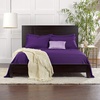 image:imageQueen Pillowcases by Pure Bamboo Genuine 100 Organic Viscose Derived from Bamboo Luxuriously Soft amp Cooling Double Stitching Envelope Closure 2 Queen Pillowcases StripesPurple