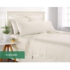 image:imageQueen Pillowcases by Pure Bamboo Genuine 100 Organic Viscose Derived from Bamboo Luxuriously Soft amp Cooling Double Stitching Envelope Closure 2 Queen Pillowcases StripesIvory
