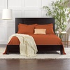 image:imageQueen Pillowcases by Pure Bamboo Genuine 100 Organic Viscose Derived from Bamboo Luxuriously Soft amp Cooling Double Stitching Envelope Closure 2 Queen Pillowcases StripesTerracotta