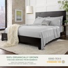 image:imageQueen Pillowcases by Pure Bamboo Genuine 100 Organic Viscose Derived from Bamboo Luxuriously Soft amp Cooling Double Stitching Envelope Closure 2 Queen Pillowcases StripesSilver Pearl