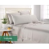 image:imageQueen Pillowcases by Pure Bamboo Genuine 100 Organic Viscose Derived from Bamboo Luxuriously Soft amp Cooling Double Stitching Envelope Closure 2 Queen Pillowcases StripesSilver Pearl