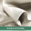 image:imageQueen Pillowcases by Pure Bamboo Genuine 100 Organic Viscose Derived from Bamboo Luxuriously Soft amp Cooling Double Stitching Envelope Closure 2 Queen Pillowcases StripesIvory