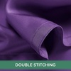 image:imageQueen Pillowcases by Pure Bamboo Genuine 100 Organic Viscose Derived from Bamboo Luxuriously Soft amp Cooling Double Stitching Envelope Closure 2 Queen Pillowcases StripesPurple