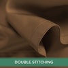 image:imageQueen Pillowcases by Pure Bamboo Genuine 100 Organic Viscose Derived from Bamboo Luxuriously Soft amp Cooling Double Stitching Envelope Closure 2 Queen Pillowcases StripesCoconut Husk