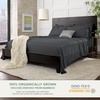 image:imageQueen Pillowcases by Pure Bamboo Genuine 100 Organic Viscose Derived from Bamboo Luxuriously Soft amp Cooling Double Stitching Envelope Closure 2 Queen Pillowcases StripesCharcoal