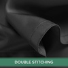 image:imageQueen Pillowcases by Pure Bamboo Genuine 100 Organic Viscose Derived from Bamboo Luxuriously Soft amp Cooling Double Stitching Envelope Closure 2 Queen Pillowcases StripesBlack