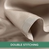image:imageQueen Pillowcases by Pure Bamboo Genuine 100 Organic Viscose Derived from Bamboo Luxuriously Soft amp Cooling Double Stitching Envelope Closure 2 Queen Pillowcases StripesSand