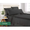 image:imageQueen Pillowcases by Pure Bamboo Genuine 100 Organic Viscose Derived from Bamboo Luxuriously Soft amp Cooling Double Stitching Envelope Closure 2 Queen Pillowcases StripesCharcoal