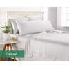 image:imageQueen Pillowcases by Pure Bamboo Genuine 100 Organic Viscose Derived from Bamboo Luxuriously Soft amp Cooling Double Stitching Envelope Closure 2 Queen Pillowcases StripesWhite