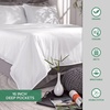 image:imageQueen Pillowcases by Pure Bamboo Genuine 100 Organic Viscose Derived from Bamboo Luxuriously Soft amp Cooling Double Stitching Envelope Closure 2 Queen Pillowcases StripesCobalt Blue