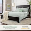 image:imageQueen Pillowcases by Pure Bamboo Genuine 100 Organic Viscose Derived from Bamboo Luxuriously Soft amp Cooling Double Stitching Envelope Closure 2 Queen Pillowcases StripesSea Glass