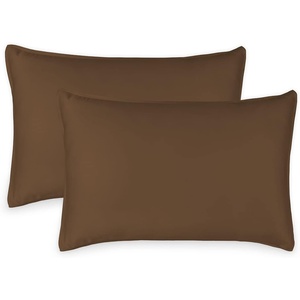image:imageQueen Pillowcases by Pure Bamboo Genuine 100 Organic Viscose Derived from Bamboo Luxuriously Soft amp Cooling Double Stitching Envelope Closure 2 Queen Pillowcases StripesCoconut Husk