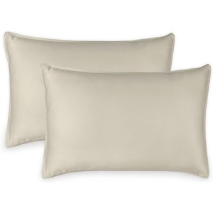 image:imageQueen Pillowcases by Pure Bamboo Genuine 100 Organic Viscose Derived from Bamboo Luxuriously Soft amp Cooling Double Stitching Envelope Closure 2 Queen Pillowcases StripesBirch